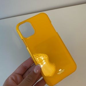 GLOSSY YELLOW IPHONE 11 PHONE CASE